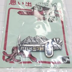 未使用 三ッ峠 観光 旅行 記念 山バッジ ピンバッジ PINS ピンズ A30362