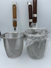 【新品】テボ　湯切りざる　3個セット