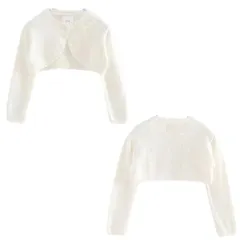 ボレロ キッズ 子供 子ども フォーマル 入学式 入園式発表会 結婚式 ニット 女の子 カーディガン 黒 白 ピンク 紫 かわいい 子供ドレス ドレスボレロ シンプル おしゃれ ピアノ アウター 綿 誕生日 クリスマス プレゼント sAxr142