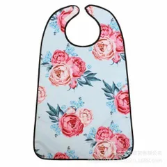 介護エプロン オシャレ♪ 食事 汚れ防止 ポケット付き 介護用品 プレゼント