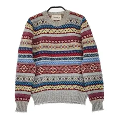 【アメリカ古着】80sアメリカ古着USAフェアアイル柄ニット美品❗️高品質！ USA VINTAGE FRUIT PATTERNED SUMMER KNIT/アメリカ古着フルーツ