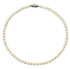 【6mm】タサキ　TASAKI　レディース　ネックレス　パール　真珠　シルバー