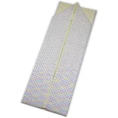 重ね衿 ラメ入り正絹の二重伊達衿（レインボー柄＆イエロー系） 成人式 振袖 卒業式 袴 二尺袖 訪問着 謝恩会 