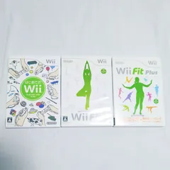 Wii人気3本セット☆ はじめてのWii＋Wii Fit＋Wii Fit Plus　Wii　起動確認済　8101-0015