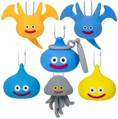 【中古】キーホルダー 全6種セット 「ドラゴンクエスト 立体シリコン モンスターキーホルダー ～スラミチがあらわれた!編～」