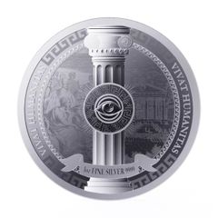 [保証書・カプセル付き] 2023年 (新品) ニウエ「ビバット・ヒューマニタス」純銀 1オンス 銀貨