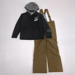 ジュニア　スキーウエア　上下セット JR-1206 ブラック 150cmのサムネイル