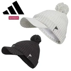 アディダス ゴルフ キャップ COLD.RDY プレートロゴ バイザーニットキャップ レディース adidas GOLF JTC36