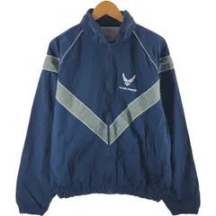 古着 米軍実品 U.S.AIR FORCE 00年代 SKILCRAFT PTU トレーニングジャケット ナイロンジャケット USA製 LARGE/REGULAR/eaa523651