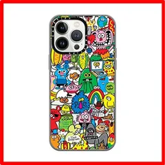 【送料無料 】Fun Friends by Jon Burgerman_iPhone 14 Pro Max (Matte Grey) CASETiFY コンパク