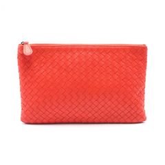 ボッテガヴェネタ BOTTEGA VENETA セカンドバッグ クラッチバッグ イントレチャート ポーチ レザー ポーチ ユニセックス Used B