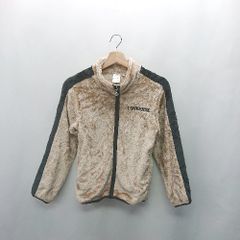◇ ⊇ CONVERSE コンバース 光沢フリース キッズ 長袖 ジャケット サイズ140 モカブラウン 男の子 E 【1410290070628】