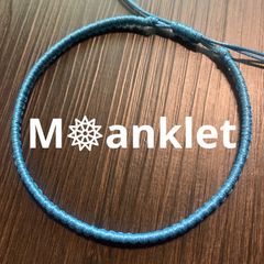 【耐水】アンクレットミサンガ＊3サイズ展開#水色