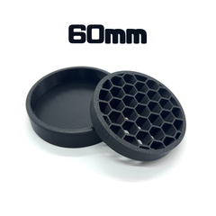 受け皿　1個　黒 【シンプル】 【60mm】 / 3Dプリンター受け皿 円形