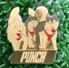 PUNCH　犬　ピンバッチ