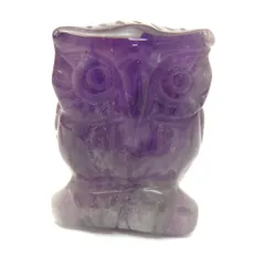 ふくろう 梟 フクロウ アメジスト 置物 40mm 天然石 パワーストーン / インペリアルオーラ おしゃれ かわいい オシャレ 可愛い プレゼント ギフト 贈り物