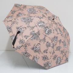 晴雨兼用日傘 Beaurance ビューランス USED美品 東レ サマーシールドLII アニマル ピンク 遮光 遮熱 UV 軽量 50cm S2042