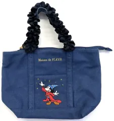 【中古】雑貨 ミッキーマウス(ファンタジア/ネイビー) フリルトートプチバッグ 「Maison de FLEUR×ディズニー」