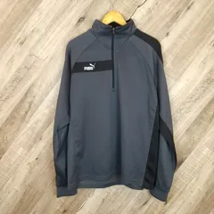 M1-00805【Mens】PUMA (プーマ）長袖 スウェット（XL) /グレー 全体的に毛玉有 表裾近くに穴有り N-9