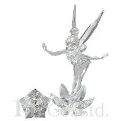 SWAROVSKI　スワロフスキー　ディズニー　ティンカーベル　2008年　905780　クリスタルガラス　クリア　インテリア小物　置物　オブジェ　フィギュア　オーナメント　廃盤品　ピーターパン　妖精【中古】【70848】