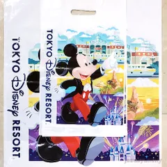 ディズニー　お買い物袋　5枚　L1枚、M4枚　☆ギフト用に♪　ミッキー　ミニー　ラッピング　東京ディズニーリゾート限定