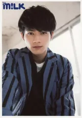 中古】生写真(男性) M!LK/板垣瑞生/上半身・衣装青・黒・両手下