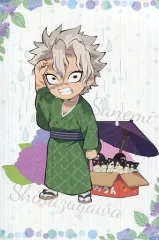 【中古】ポストカード 不死川実弥 オリジナルポストカード 「鬼滅の刃 ufotable cafe 梅雨イベント」 メニュー注文特典