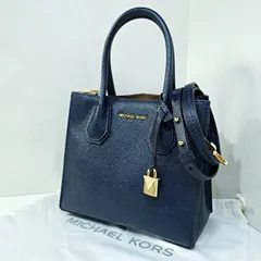 【美品】 マイケルコース MICHAEL KORS マーサー ミニバッグ 2way クロスボディ ショルダーバッグ ハンドバッグ ネイビー 2463995e20250915