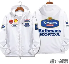 ホンダ ロスマンズ HONDA Rothmans 刺繍 バイクジャケットLサイズ ホンダ ロスマンズ HONDA Rothmans 刺繍 バイクジャケットL