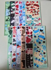 デコレーションダイアリー ステッカー カーキの マグリ l b woo