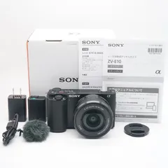 超美品・シャッター回数142】SONY ZV-E10 パワーズームレンズキット
