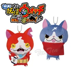 妖怪ウォッチ カバンに付けられるでっかいぬいぐるみ 厳選2種セット ジバニャン フユニャン 【新品 未開封】 ぬいぐるみ マスコット 映画 妖怪ウォッチ 誕生の秘密だニャン ジバ フユ