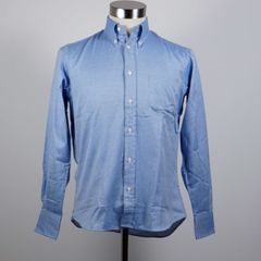 【美品】INDIVIDUALIZED SHIRTS (インディヴィジュアライズドシャツ) アメリカ製 ロイヤルオックスフォード　ボタンダウンシャツ Size:14 1/2-32