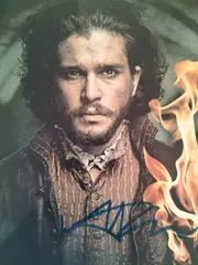 キット・ハリントン直筆サイン入り超特大写真…Kit Harington…ゲーム