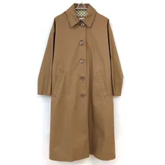 ヘルノ　フーデッド　ステンカラーコート　38サイズ　ブラウン系