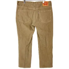 Levi'sリーバイス514コーデュロイパンツ白タブベージュブラウン36×30vintageヴィンテージ40117