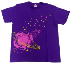 【中古】Tシャツ ロゴ Tシャツ パープル Mサイズ 「8 beat Story♪ 8/pLanet!! 2nd Anniversary 4th LIVE 「On the pLaNET!!」」