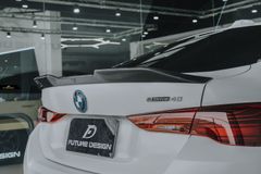 【FUTURE DESIGN 正規品】BMW 4シリーズ i4 G26 トランク リアスポイラー 本物DryCarbon ドライカーボン エアロ カスタム