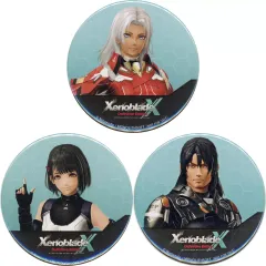 【中古】バッジ・ピンズ エルマ＆リン＆ラオ 76mm 缶バッジ 3個セット 「Switchソフト ゼノブレイドクロス ディフィニティブエディション」 アニメイト購入特典