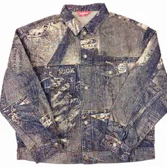 2024年最新】Supreme Archive Denim Jacquard Trucker Jacketの人気