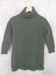 ◇ IENA SLOBE イエナスローブ ウール ニット 長袖 ハイネック セーター  カーキ レディース  【中古】 【1002799187350】