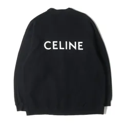 CELINE セリーヌ カーディガン サイズ:S 22SS オーバーサイズ コットンフリース カーディガン 2Y672670Q バックロゴ スウェット 裏毛 ブラック 黒 イタリア製 トップス トレーナー【メンズ】のサムネイル