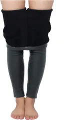 MILAN & Co. ミラン フェイクレザー調 裏起毛 レギンス レディース スキニーパンツ 厚手 美脚 美尻 脚長 ＊日本サイズM～L(ブラック起毛,  XL)