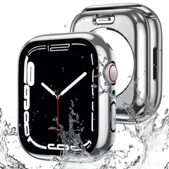 【特価セール】Apple Apple ケース ケース Watch Watch アップルウォッチ 360フルボディ防水 Series カバー 用 watch 9/8/7 apple 一体型 ガラスフィルム 45mm対応 水泳・スポーツ専用 バンド 360度全面防