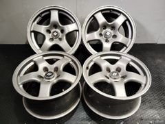 NISSAN 日産 R32 スカイライン GT-R FORGED 純正ホイール 16インチ 4本 8J5HPCD114.3+30 希少 鍛造　(VHE450)