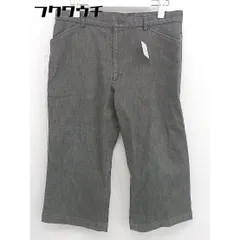 ◇ UNITED ARROWS ユナイテッドアローズ クロップド デニム ジーンズ パンツ サイズL ブラウン レディース  【中古】 【1107290002093】