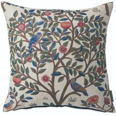 背当クッションカバー : ウィリアム・モリス William Morris Kelmscott Tree ケルムスコットツリー (LL1722) 60×60cm