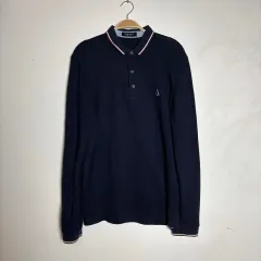 BEAN POLE(ビーンポール) ネイビー 長袖 ポロTシャツ 105