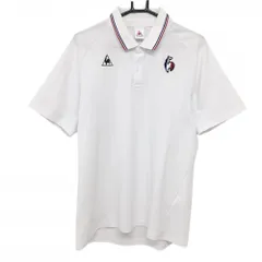 【超美品】ルコック 半袖ポロシャツ 白 襟ライン メンズ XO ゴルフウェア le coq sportifのサムネイル