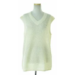 縲色REDPERRY縲代Θ繝九そ繝?け繧ｹ K7851 Lace Knitted V Neck Sleeveless Jumper繝九ャ繝医?繧ｹ繝